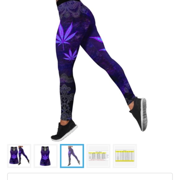 💜2/pc WORK OUT 💜 - Picture 2 of 3